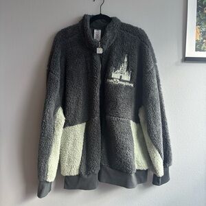 💚Walt Disney World Sherpa Quarter Zip